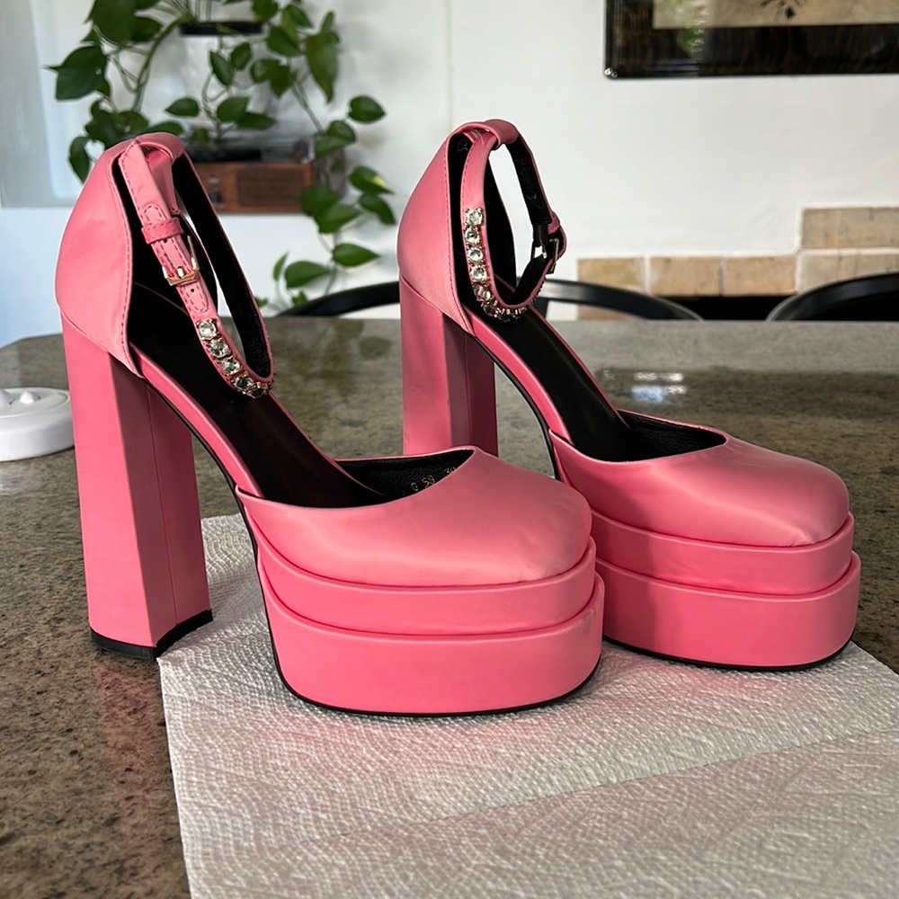 Pink Platform Heels